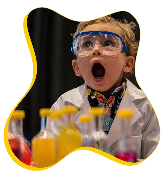 Kids exploring science, technology, engineering, art and math activities