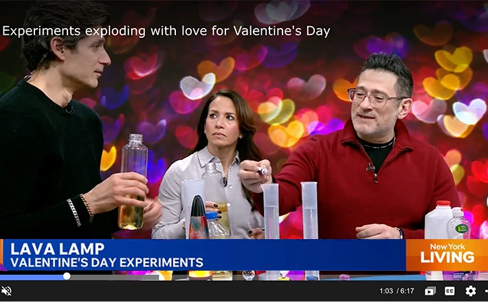 Carmelo Piazza of Brooklyn Science Spot demonstrating science experience