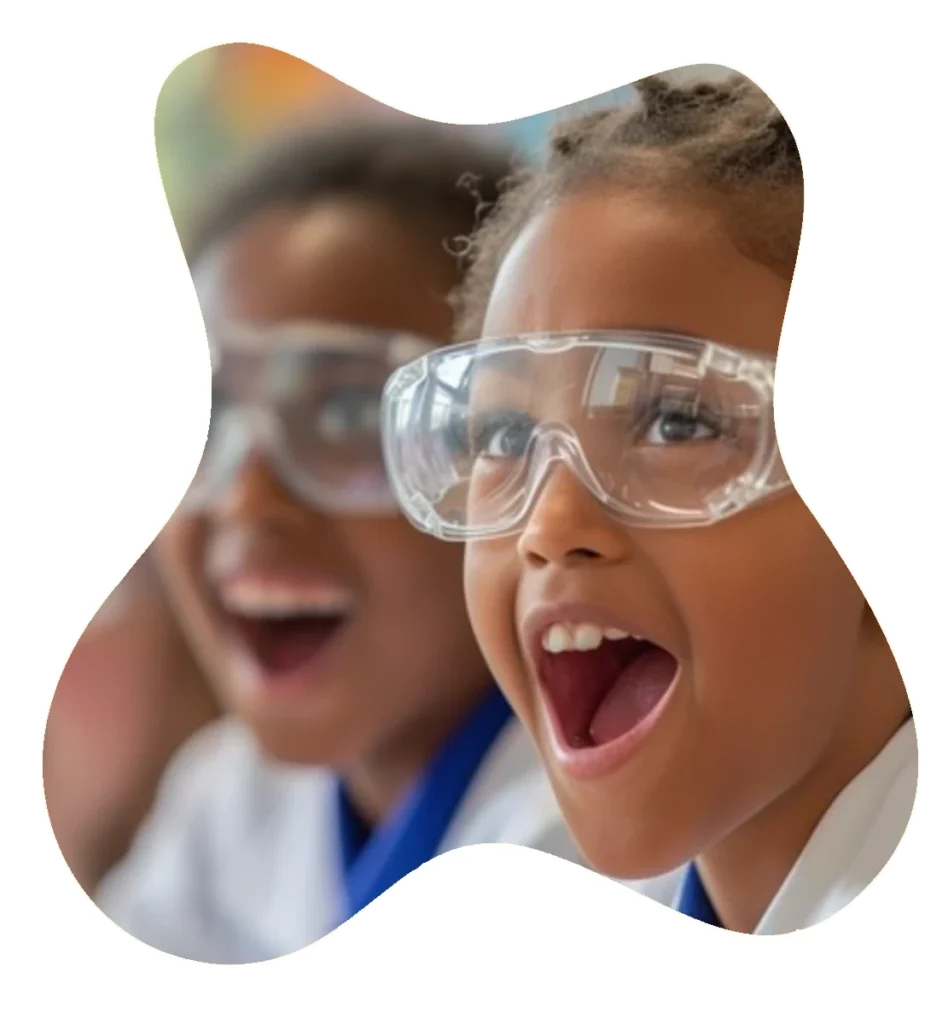 Students learning physics concepts through hands-on experiments