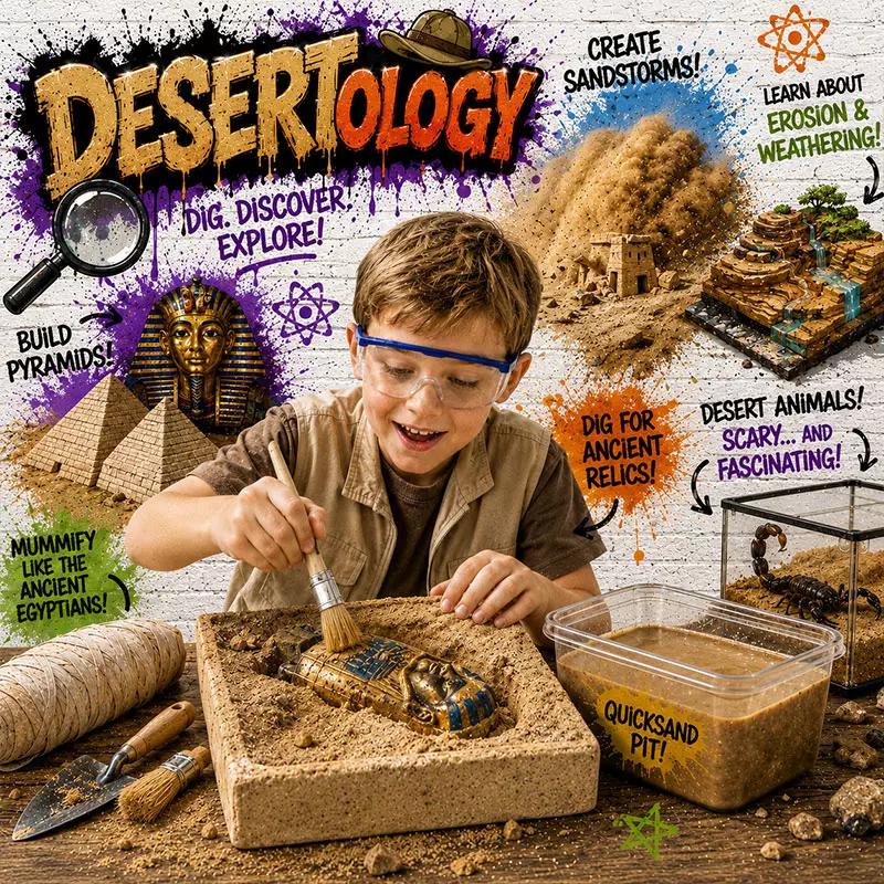 Preschool children learning about bugs and nature through immersive STEM experiences