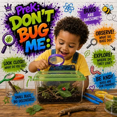 Brooklyn kids interacting with live insects during Don’t Bug Me STEAM program