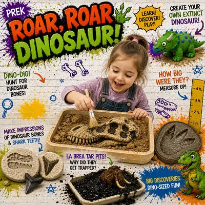 Brooklyn Science Spot Preschool children engaging with live insects during educational science activities