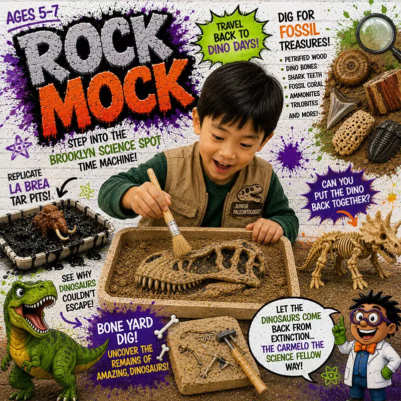 Brooklyn Preschool children exploring creepy crawlers during hands-on insect science activities